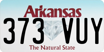AR license plate 373VUY