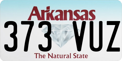 AR license plate 373VUZ