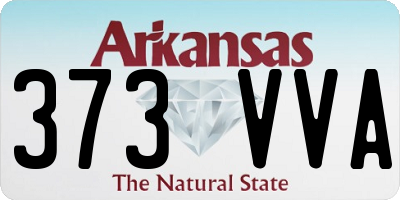 AR license plate 373VVA