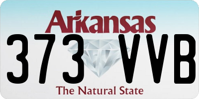 AR license plate 373VVB