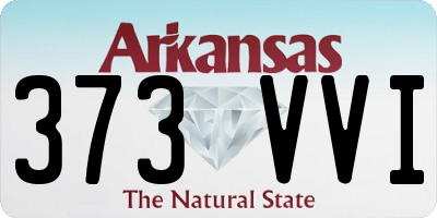 AR license plate 373VVI