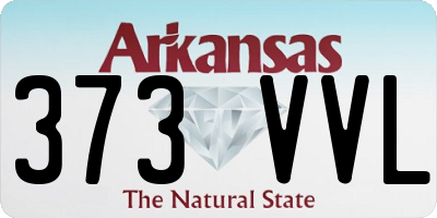 AR license plate 373VVL