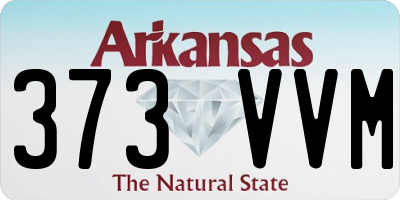 AR license plate 373VVM