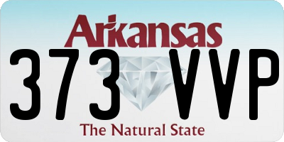 AR license plate 373VVP