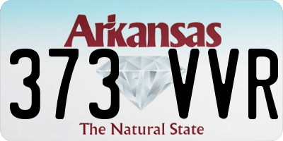 AR license plate 373VVR