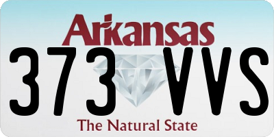 AR license plate 373VVS