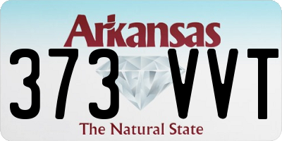 AR license plate 373VVT
