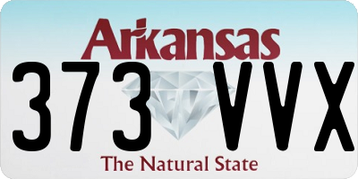 AR license plate 373VVX