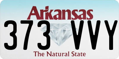 AR license plate 373VVY