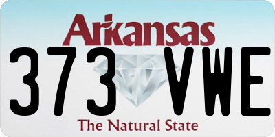 AR license plate 373VWE