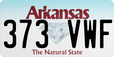 AR license plate 373VWF