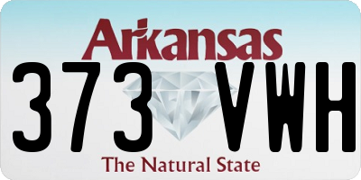 AR license plate 373VWH