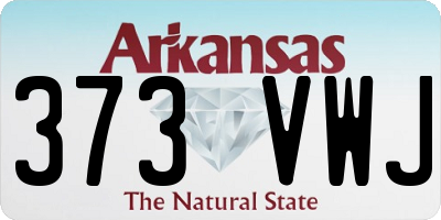 AR license plate 373VWJ