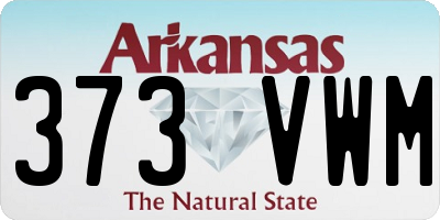 AR license plate 373VWM