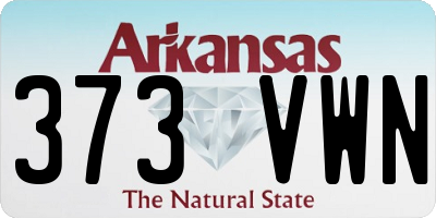 AR license plate 373VWN