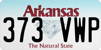 AR license plate 373VWP
