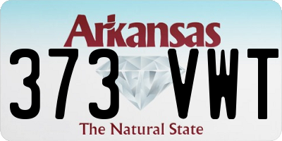 AR license plate 373VWT