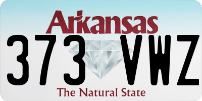 AR license plate 373VWZ