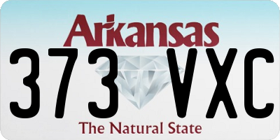 AR license plate 373VXC