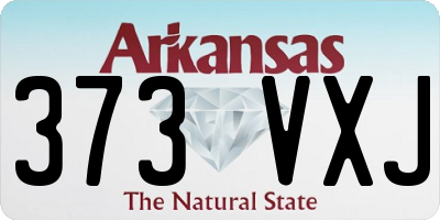 AR license plate 373VXJ
