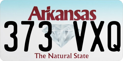 AR license plate 373VXQ