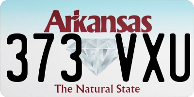 AR license plate 373VXU