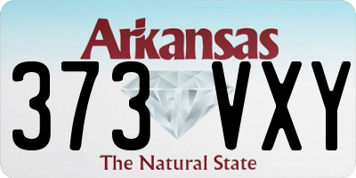 AR license plate 373VXY