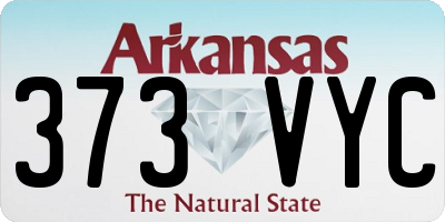AR license plate 373VYC