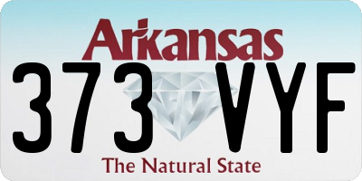 AR license plate 373VYF