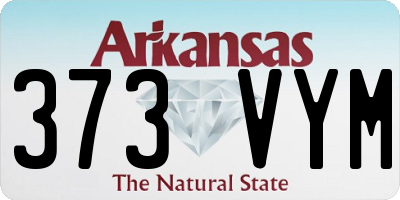AR license plate 373VYM