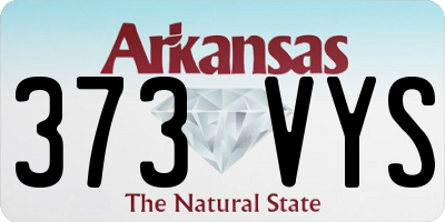 AR license plate 373VYS