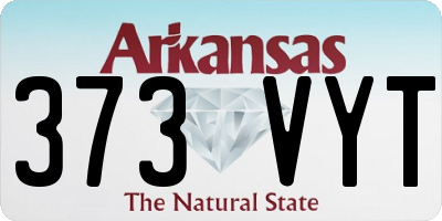 AR license plate 373VYT