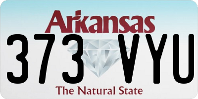 AR license plate 373VYU