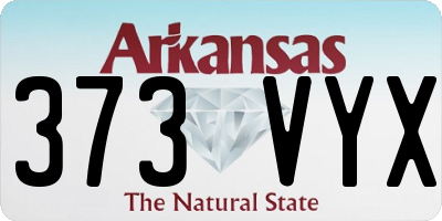 AR license plate 373VYX