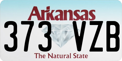 AR license plate 373VZB