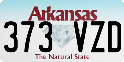 AR license plate 373VZD