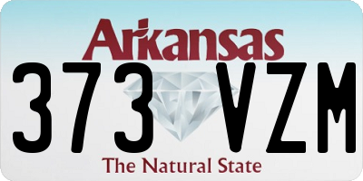 AR license plate 373VZM