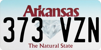 AR license plate 373VZN
