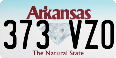 AR license plate 373VZO