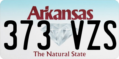 AR license plate 373VZS