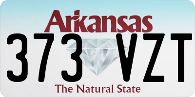 AR license plate 373VZT