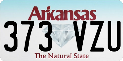 AR license plate 373VZU