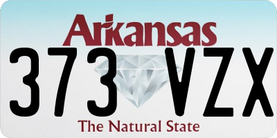 AR license plate 373VZX