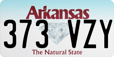 AR license plate 373VZY