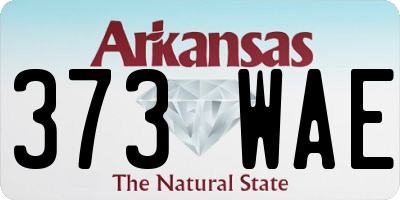 AR license plate 373WAE