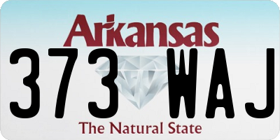 AR license plate 373WAJ