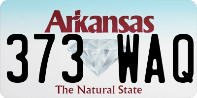 AR license plate 373WAQ