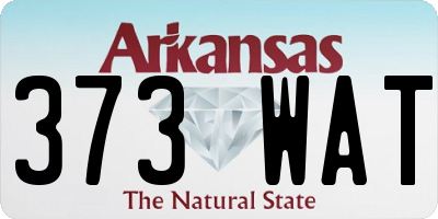 AR license plate 373WAT