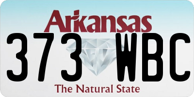 AR license plate 373WBC