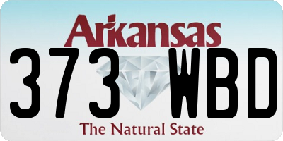 AR license plate 373WBD